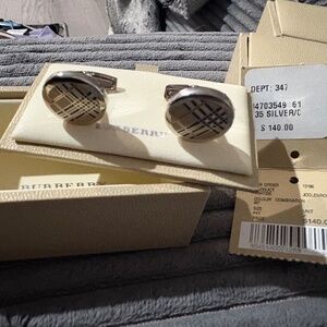 New Burberry men’s cufflinks